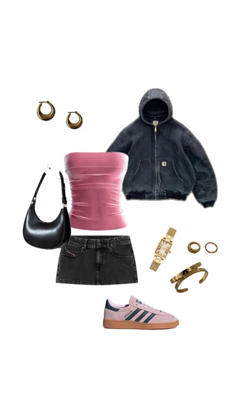 Shuffle Outfit, Outfit Inspo Y2k, Vacation Greece, Greece Italy, Adidas Sambas, Looks Party, Carhartt Jacket, Looks Street Style, Swaggy Outfits