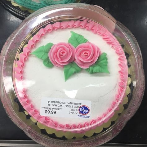 Grocery Store Birthday Cake, Grocery Store Cake, Pastel Cupcakes, Princess Birthday Cake, Pretty Dessert, Giant Food, Bday Cake, Just Cakes, Pink Cake