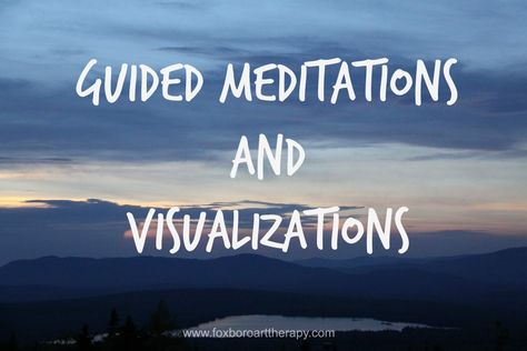 Free Meditation and Visualization Techniques | Mindful Art Studio Art Therapy Courses, Visualization Techniques, Visualization Meditation, Elementary School Art, Guided Visualization, Therapeutic Art, Child Therapy, Meditation For Beginners, Breathing Techniques