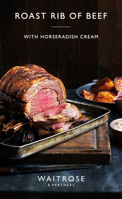 Fore Rib Of Beef, Roast Rib Of Beef, Rib Of Beef, Marbled Meat, Beef Rib Roast, Waitrose Food, Dry Brine, Crusty Rolls, Roast Meat