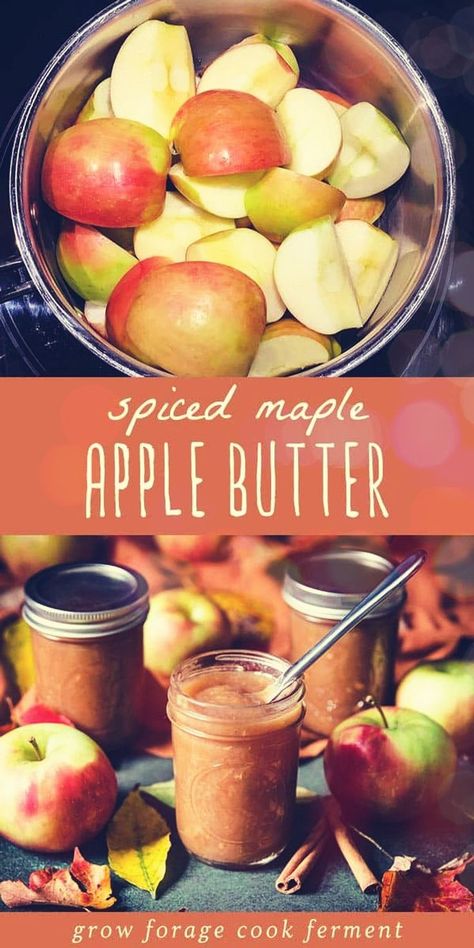 Apple Butter Stove Top Recipe: Long Term Food Storage - Homemade spiced apple butter is such a wonderful way to preserve apples! It's so fresh and flavorful, and the individual jars make the perfect homemade holiday or Christmas gift. It's delicious on sourdough toast or english muffins, or to incorporate in your other favorite fall baked goods. This is an easy, super flavorful canning recipe to make in the fall when fresh apples are plentiful. Apple Butter Stove Top, Preserve Apples, Fall Baked Goods, Crab Apple Recipes, Spiced Apple Butter, Seasonal Recipes Fall, Fresh Basil Recipes, Sourdough Toast, Illustrated Recipes