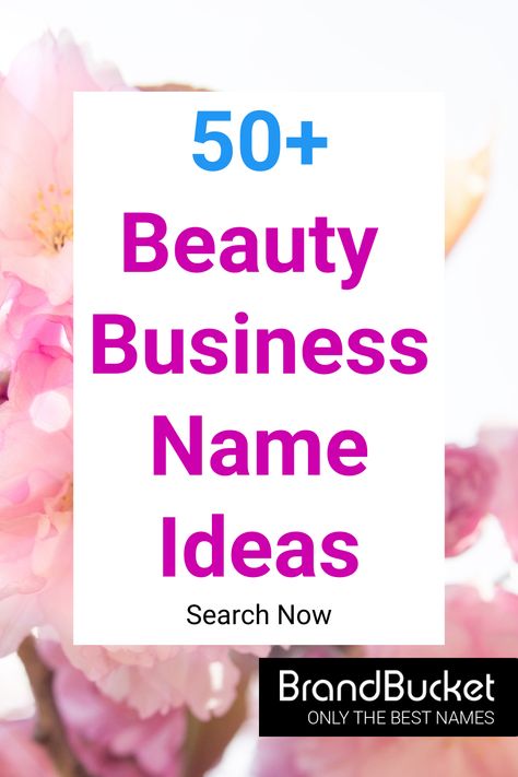 In search of amazing Beauty Shop Names? You’ve come to the right place! Naming a beauty brand is all about finding the perfect balance between sounding luxurious and approachable. Check out some great name ideas here! beauty shop name ideas, name of beauty shop, aesthetic beauty shop name, beauty product shop name, name for beauty online shop, beauty shop name, beauty online shop name, shop name for beauty products, beauty shop names, best name for beauty shop, name for beauty shop Beauty Parlour Names Ideas, Beauty Shop Name Ideas, Beauty Business Names Ideas, Beauty Name Ideas, Parlour Names, Beauty Bar Ideas, Find A Business Name, Ideas Name, Store Names Ideas