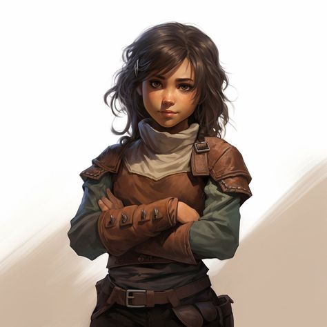 Halfling Rogue, Medieval Girl, Female Gnome, Vanellope Von Schweetz, Roleplay Characters, Female Character Concept, Fantasy Portraits, Dungeons And Dragons Characters, Dnd Art