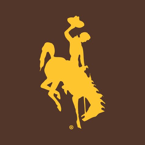 Wyoming Cowboys Logo, Wyoming Cowboys, Anniversary Logo, Team Mascots, Word Mark Logo, Ferrari Logo, Sports Svg, Country Art, Sports Logo