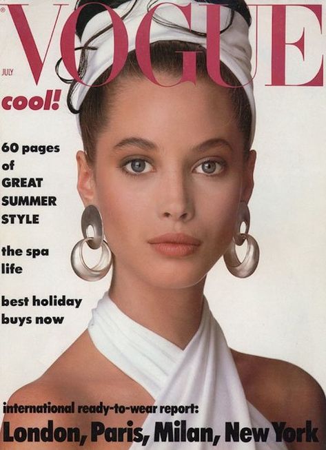 Christy Turlington Style, Supermodel Style, Vogue Vintage, Super Models, Vogue Magazine Covers, Stephanie Seymour, Patrick Demarchelier, Lauren Hutton, Original Supermodels