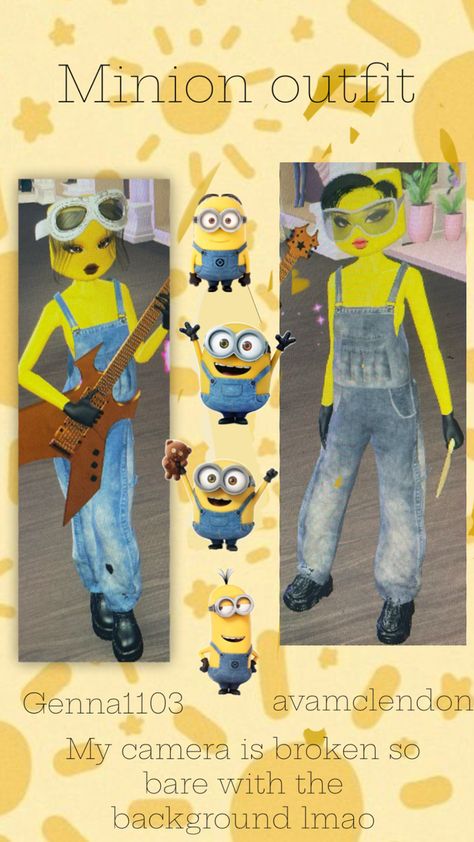 Dress to impress Tyler The Creator Dress To Impress, Minion Outfit, Dti Outfits, Tyler The Creator, Minion, Dress To Impress, The Creator, Quick Saves, Minions