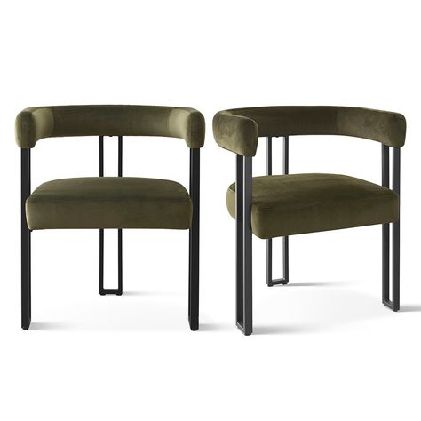 Upholstered Armchair (Set of 2) - Bed Bath & Beyond - 40409944 Upholstered Armchair, Dining Chairs Set, Living Room Accents, Velvet Armchair, Velvet Dining Chairs, Arm Chairs, Furniture Dining Table, Upholstered Arm Chair, Kitchen & Dining Chairs