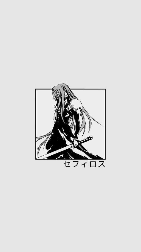 Sephiroth Tattoo Ideas, Sephiroth Wallpaper Aesthetic, Ff7 Aesthetic Wallpaper, Final Fantasy Sephiroth Wallpaper, Sephiroth Wallpaper Iphone, Ffvii Wallpaper, Sephiroth Tattoo, Ff7 Wallpaper, Sephiroth Wallpaper