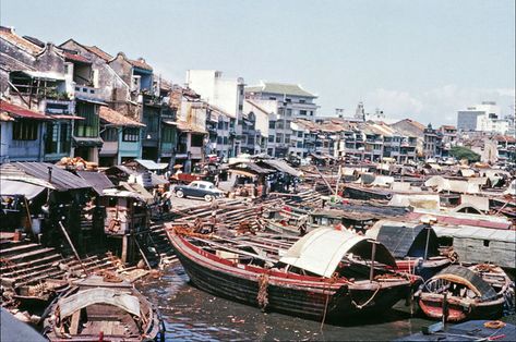 History Of Singapore, Singapore River, Straits Settlements, Singapore Photos, Village Life, Old Photos, Landscape Photography, Singapore, Old Things