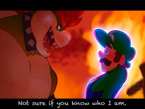 Bowser X Luigi, Mario Comics, Mario Y Luigi, Mario Fan Art, Super Mario And Luigi, Mario Games, Super Mario Art, Nintendo Art, Super Mario Brothers