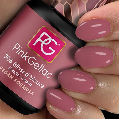 Pink Gellac, Gel Nail Designs, Mauve Pink, Nail Inspiration, Beauty Make Up, Pink Nails, Nails Inspiration, Makeup Tips, Gel Nails