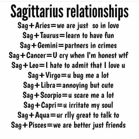 Zodiac Signs on Instagram: “Follow my new account @deepquote666” Sagittarius Compatibility, Zodiac Sagittarius Facts, Sagittarius Relationship, Aries And Sagittarius, Horoscope Memes, Sagittarius Quotes, Zodiac Signs Chart, Zodiac Relationships, Zodiac Signs Sagittarius