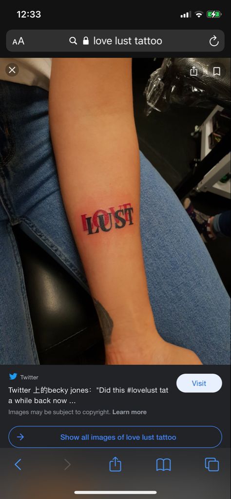 Lost Love Tattoo Ideas, Love Loser Tattoos, Loner Lover Tattoo, Love Is A Losing Game Tattoo, Fake Love Tattoo, Love Lost Tattoo, Lover Tattoo Word, Lost Love Tattoo, Lust Tattoo