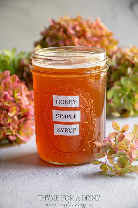 Honey Simple Syrup is a kitchen staple that adds a touch of natural sweetness and a hint of honey's unique flavor to your favorite recipes. It's a versatile sweetener that can elevate cocktails, beverages, and desserts to a whole new level of deliciousness. Honey Simple Syrup Recipe, Tavern Food, Aip Meals, Simple Syrup Cocktails, Simple Syrups, Honey Simple Syrup, Simple Syrup Recipes, Pisco Sour, Refreshing Summer Drinks