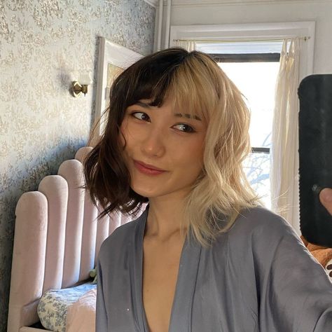 Dyed Bangs, Split Dyed Hair, Split Hair, Spring Fever, March 16, Hair Inspo Color, Best Dressed, Dream Hair, Cut And Color