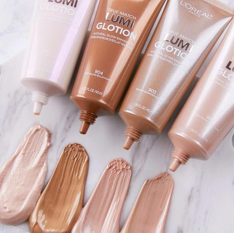 Melts into your skin and blends seamlessly while giving you the most gorgeous and natural glow! Plus it comes in multipe shades to give you that true match. #beauty #noonelikeyou #loveyourself #ad #donthateitbeforeyoutryit #treatyourself #meltsintoskin #naturalglow #lumination #glow #glotion #truematch #enhancer Loreal Lumi Glotion, True Match Lumi Glotion, Lumi Glotion, Bronzing Drops, Paris Makeup, Loreal Makeup, Luminous Skin, Drugstore Makeup, Tinted Moisturizer