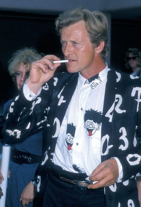 Rutger Hauer at the Independent Spirit Awards 1988 Rutger Hauer, Oingo Boingo, Sean Bean, Dennis The Menace, Kirk Douglas, Famous Men, Blade Runner, Hollywood Celebrities, Best Actor