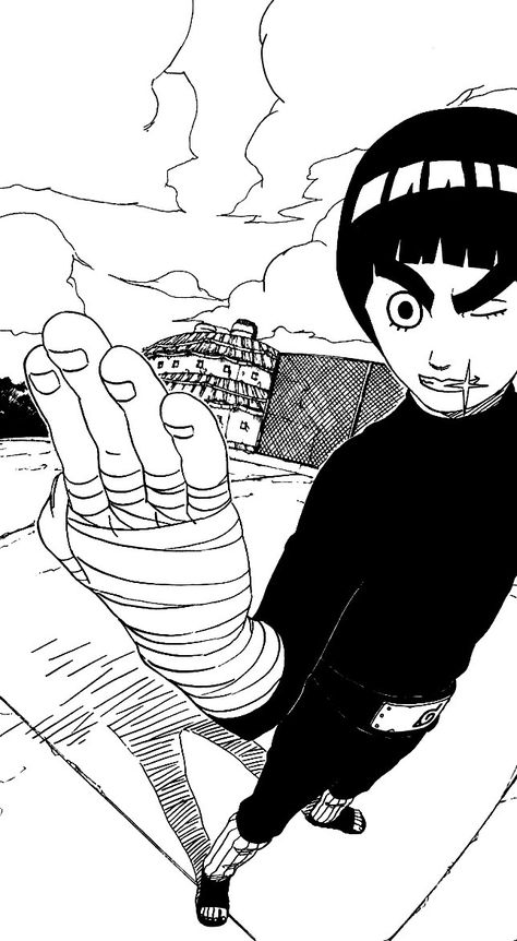 Rock Lee Manga, Rock Lee Wallpapers, Naruto Rock Lee, Rock Lee Naruto, Lee Naruto, Naruto Manga, Rock Lee, Naruto Wallpaper, Naruto Art