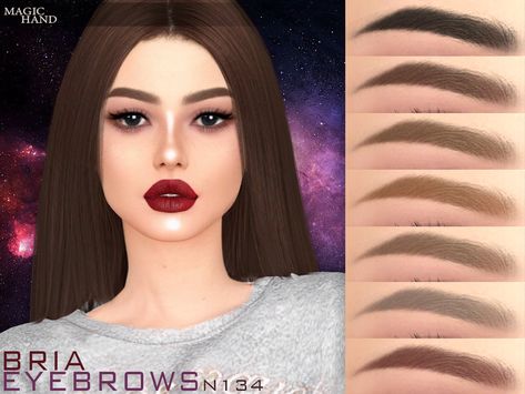 Cc Eyebrows, Sims4 Makeup, Ts4 Mods, Sims 4 Cc Eyes, Cc Folder, Makeup Cc, Pelo Sims, Skin Details, Sims 4 Cc Folder