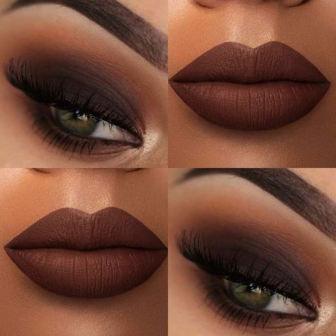 Maroon Outfit Makeup, Morticia Addams Eye Makeup, Brown Lipstick On Black Women, Fall Eye Shadow Looks, Maroon Bridal Makeup, November Makeup Looks, Fall Makeup Looks For Green Eyes, Dark Fall Makeup, Maroon Smokey Eye