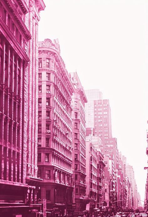 New York City Poster - Pink Digital wall download Nyc Nighttime Aesthetic, New York Room Poster, Nyc Desktop Wallpaper, Ny Aesthetic, New York City Background, Nyc Poster, New York City Poster, Pink New York, Printable Wall Collage