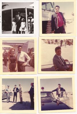 Rare VIVA LAS VEGAS on Set - Set of snapshots of Elvis taken outside the Flamingo Hotel, July 1963. Sold for $2,605.55 on eBay. Seller's description: Originates from the John Dessel collection. Mr. Dessell moved to Las Vegas in 1952 and was Chief of Security for the "Last Frontier Casino" whose property was also home to the famed "Silver Slipper"...He died in 1971. Mr Dessell took these photos himself and all originate from his personal collection. Elvis Memorabilia, Flamingo Hotel, Moving To Las Vegas, Suspicious Minds, Burning Love, Elvis Movies, Ann Margret, Elvis Presley Photos, King Of Music