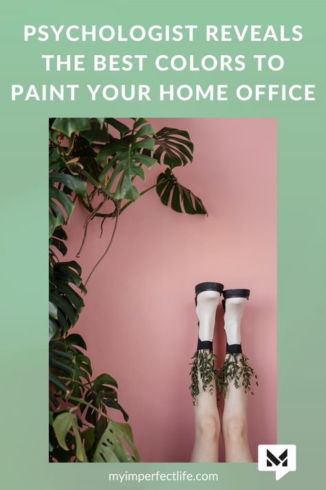 Best Office Colors, Office Wall Colors, Best Wall Paint, Wfh Office, Productive Office, Office Paint Colors, Office Paint, Minimalist Inspiration, Home Office Colors