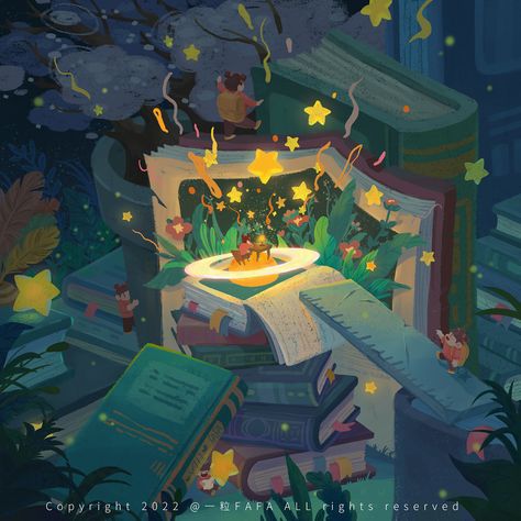 I was a kid on Behance 동화 삽화, Picture Books Illustration, Painting Painting, Illustration Digital, Dreamy Art, 판타지 아트, Environment Concept Art, Children's Book Illustration, Whimsical Art