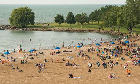 Edgewater Beach Cleveland | Cleveland Metroparks | Cleveland Metroparks Edgewater Park Cleveland, Ohio Beaches, Ohio Adventures, Brunei Travel, Montana Trip, Cleveland Metroparks, Cool Collections, Downtown Cleveland, Park Pictures