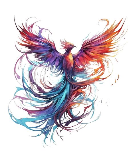 Fire And Ice Phoenix Tattoo, Divorce Tattoo, Phoenix Illustration, Phoenix Harry Potter, Phoenix Tattoo Feminine, Amazing Hd Wallpapers, Hip Tattoo Designs, Phoenix Artwork, Phoenix Tattoos