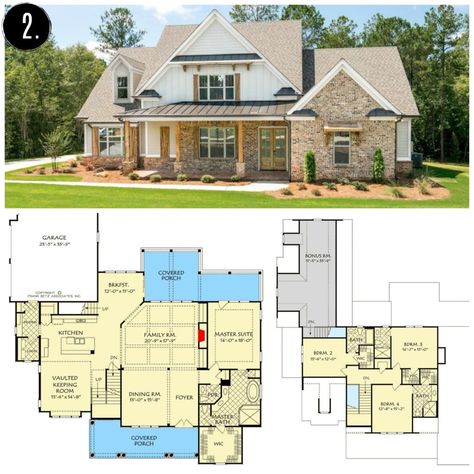 Farmhouse Design Plans, Modern Farmhouse Floors, Modern Farmhouse Floorplan, Farmhouse Floor Plans, Casa Container, Plans Modern, Farmhouse House, House Plans Farmhouse, Modern Farmhouse Plans