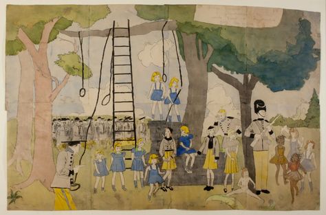 Henry Darger, Outsider Artists, Creating Artwork, Henri Rousseau, Art Brut, Naive Art, Art Basel, Outsider Art, Beautiful Drawings