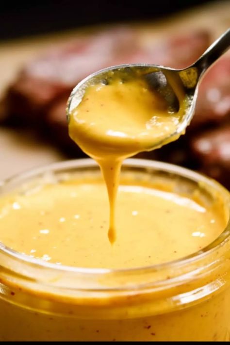 Texas Roadhouse Honey Mustard Recipe - Hungarian Chef Texas Roadhouse Honey Mustard Dressing, Sweet Hot Mustard Recipe, Honey Mustard Recipe, Restaurant Hacks, Diy Sauces, Meat Marinades, Mustard Salad, Honey Mustard Salad Dressing, 2024 Meals