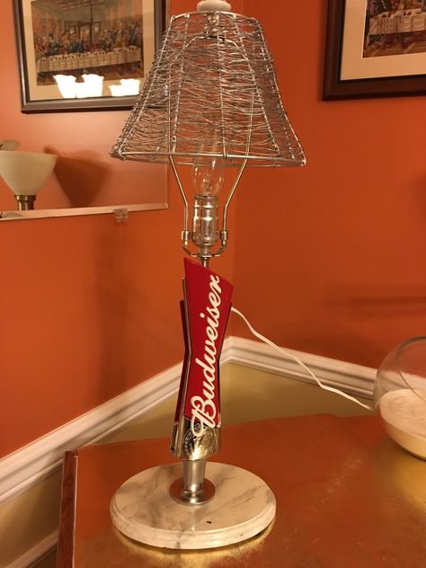 Beer tap lamp Beer Tap Handle Ideas, Beer Tap Ideas, Tap Lamp, Tap Handle Ideas, Beer Tap Display, Beer Tap Handles Display, Tap Handle Display, Tap Ideas, Nine Ball