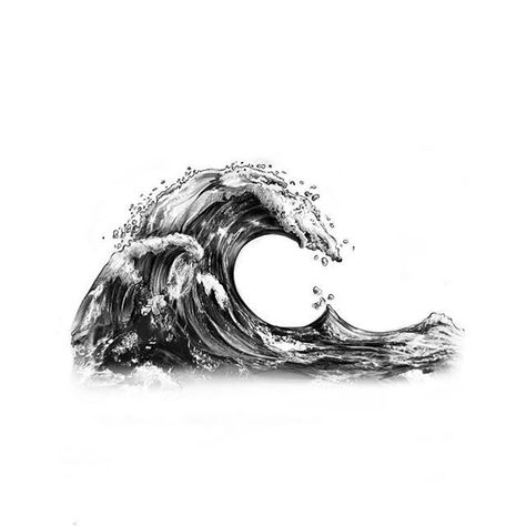 Wave Tattoo Sleeve, Tattoo Waves, Waves Sketch, Ocean Wave Tattoo, Voll Arm-tattoos, Tattoo Line Art, Tattoo Homme, Element Tattoo, Wave Tattoo Design