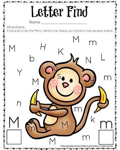 Letter M Activities, Letter M Worksheets, Kindergarten Letters, Cute Letter, Preschool Programs, Letter Find, Alphabet Worksheets Preschool, Abc Activities, Worksheets Preschool