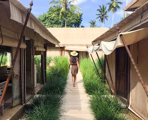 Glamorous Camping in Bali: 8 Magical Glamping spots where you can sleep under stars in luxury! Bali Glamping, Luxury Glamping Ideas Mountain, Luxury Tents Resorts, Bali Beach Glamping, Glamping Resorts Luxury Camping, Bali Jungle Resort, Luxury Glamping, Travel Trends, Luxury Tents