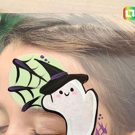 Bat Face Paint, Ghost Face Painting, Ghost Face Paint, Paint Clothing, Kids Halloween Face, Face Painting Halloween Kids, Halloween Face Paint Designs, Easy Halloween Face Painting, Halloween Face Paint