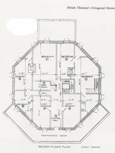 Octagon House Plans, Concept Board Architecture, Round House Plans, 6 Bedroom House Plans, Octagon House, What A Wonderful Life, Brick Siding, Little House Plans, 6 Bedroom House