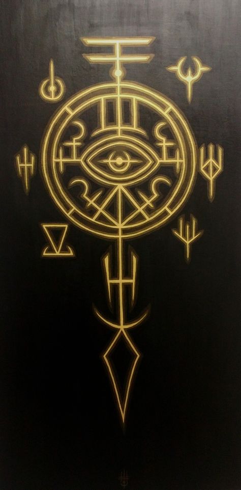 Dark Magic Symbols, Self Enlightenment, Dark Magic, Magic Symbols, Viking Tattoos, Compass Tattoo, Our World, Acrylic On Canvas, The Golden