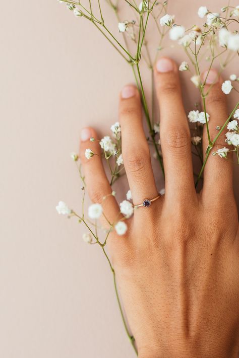 Moss Photoshoot, Birthstone Ring Stack, Ring Shoot, Earrings Photography, Ring Photography, Jewellery Photography Inspiration, August Birthstone Ring, Creative Jewelry Photography, July Birthstone Ring