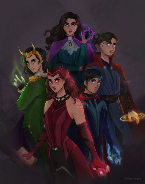 Wiccan Marvel Art, Scarlet Witch Art, Avengers React, Marvel Witches, Mcu Art, Marvel Comics Characters, Wiccan Marvel, Wallpaper Marvel, Avengers Fan Art