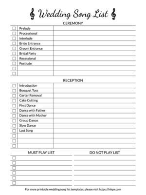 Wedding Dj Checklist, Dj Songs List, Wedding Music Playlist, Word Cloud Generator, Wedding Song List, Smart Goals Template, Sign Up Sheets, Shape Tracing Worksheets, Name Tracing Worksheets