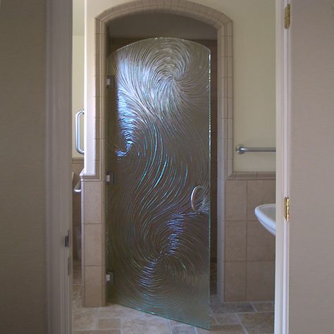 Glass | Bath | Shower | Shower Doors | Cast Glass Images Shower Door Ideas, Frosted Shower Doors, Frosted Glass Shower Door, Modern Shower Doors, Blue Range, Custom Shower Doors, Bathroom Shower Doors, Door Glass Design, Shower Enclosures