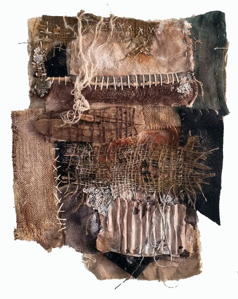 Art From Nature, Nature Cottage, Decay Art, Textiles Sketchbook, A Level Textiles, Quilt Modernen, Textiles Projects, Textile Fiber Art, Collage Art Mixed Media