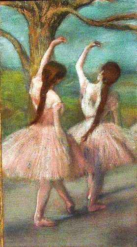 Edgar Degas - Dancers in Pink - 1883 Degas Ballerina, Edgar Degas Art, Degas Dancers, Dancer Poster, Degas Paintings, Ballet Painting, Ballerina Painting, Mary Cassatt, Ballet Art