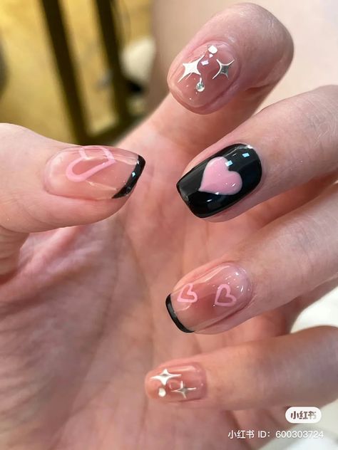 Heart Nail Designs, Hello Nails, Pretty Nail Art Designs, Pretty Gel Nails, Soft Nails, Nail Swag, Pretty Nail Art, Heart Nails, Dream Nails