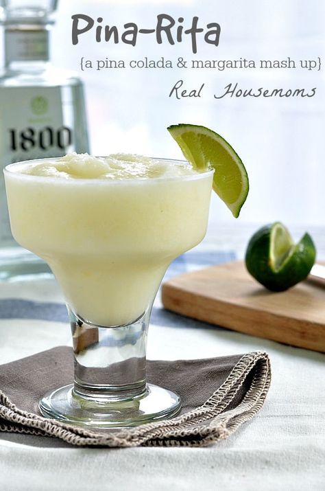 Pina Rita, Coconut Tequila, Pina Colada Recipe, Pineapple Margarita, Margarita Recipes, Frozen Drinks, Alcohol Recipes, Party Drinks, Pina Colada