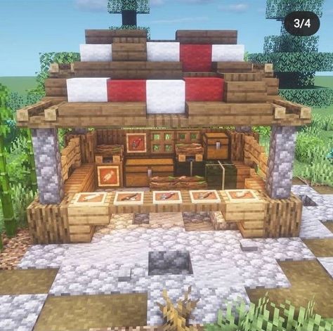 Minecraft Market, Farm Minecraft, Minecraft Shops, Rumah Minecraft Sederhana, Minecraft Structures, Bangunan Minecraft, Minecraft Farm, Minecraft Cottage, Minecraft House Tutorials