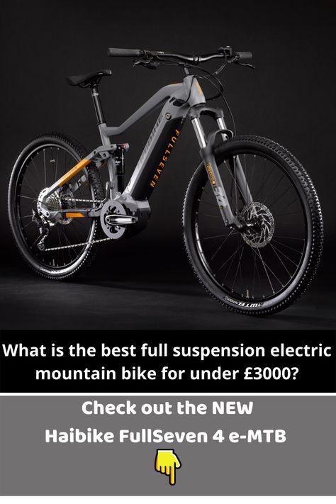 Check out the new Haibike FullSeven 4 - for this price it has to be the best full suspension electric mountain bike for under £3000. Read my full review below. Best Electric Bikes, Bike Electric, Electric Mountain Bike, Yamaha Motor, Bike Reviews, Bottom Bracket, Mountain Bikes, Be The Best, Electric Bike